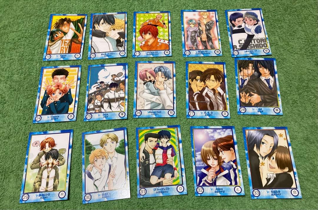 希少　2004 .2.8 テニスの王子様カードセット　非公式なグッツです。