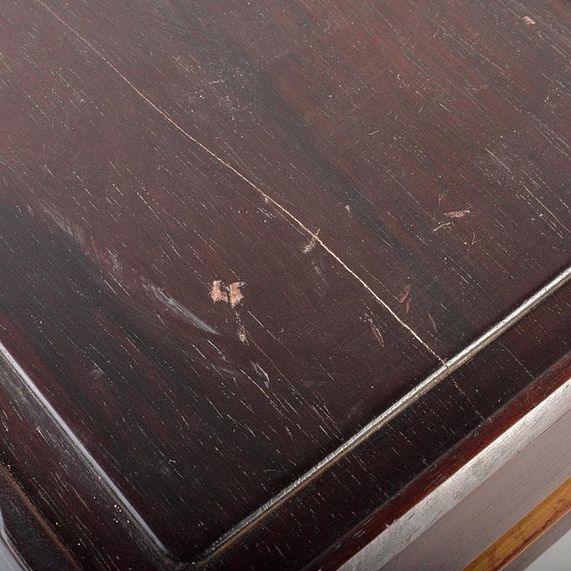 喫煙具 唐木斑竹細工 莨盆 煙草盆 一對 時代箱付 V R7346B - メルカリ