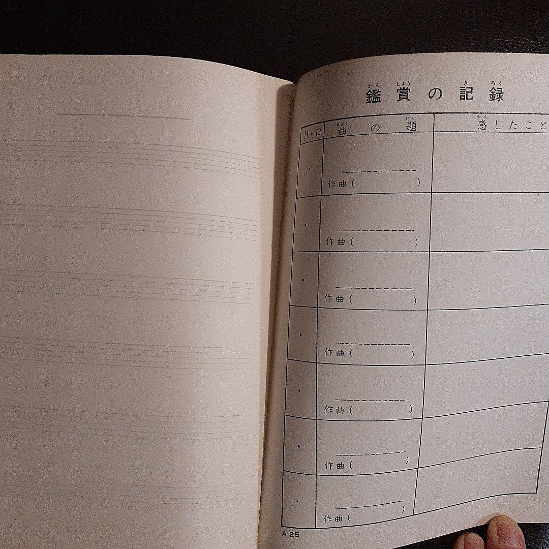 昭和レトロ 日章特選学習帳 音楽ノート五線譜 新品 - メルカリ