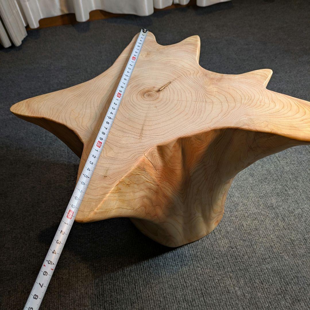 Ai　　檜　切り株　丸太　椅子　スツール　 高さ約32㎝