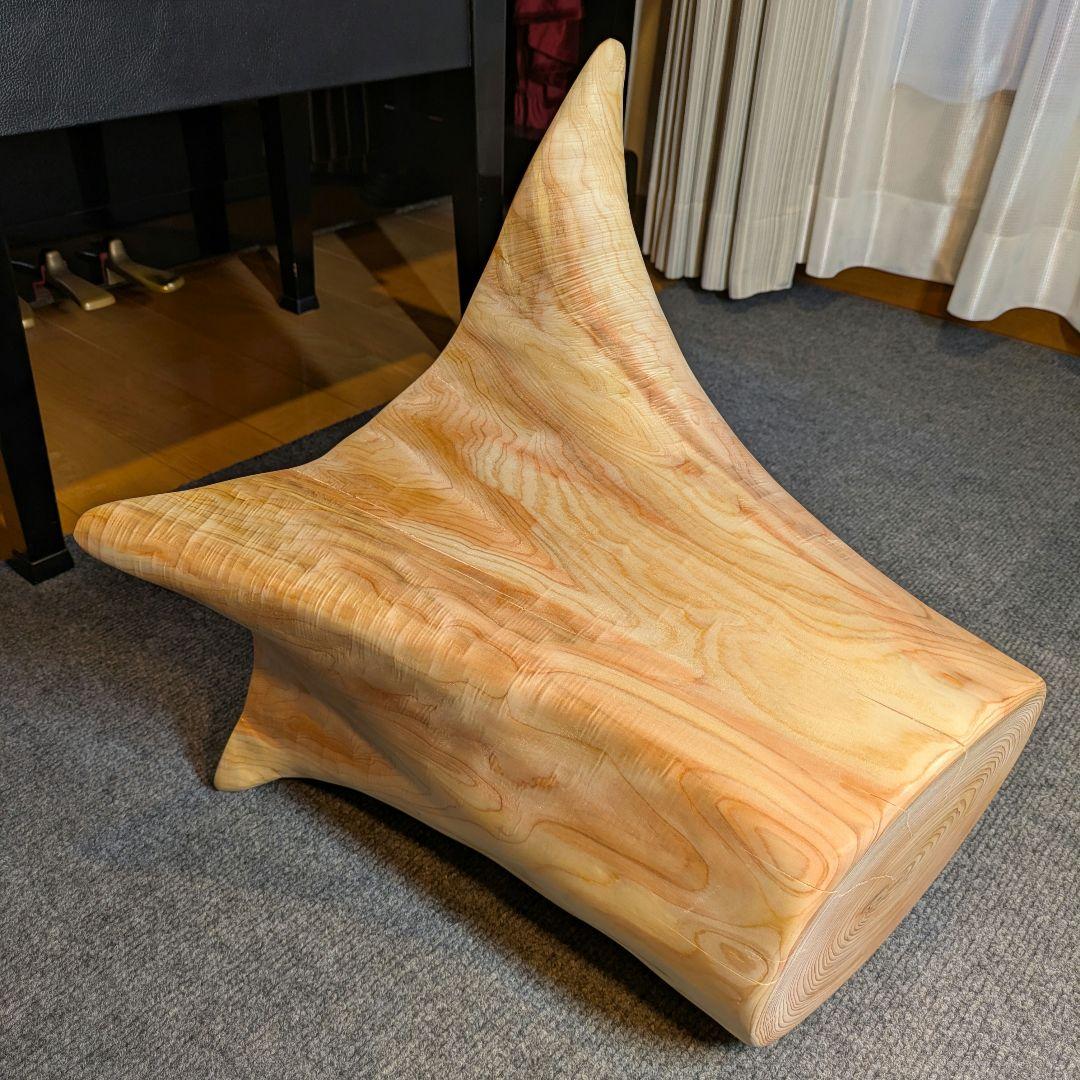 Ai　　檜　切り株　丸太　椅子　スツール　 高さ約32㎝