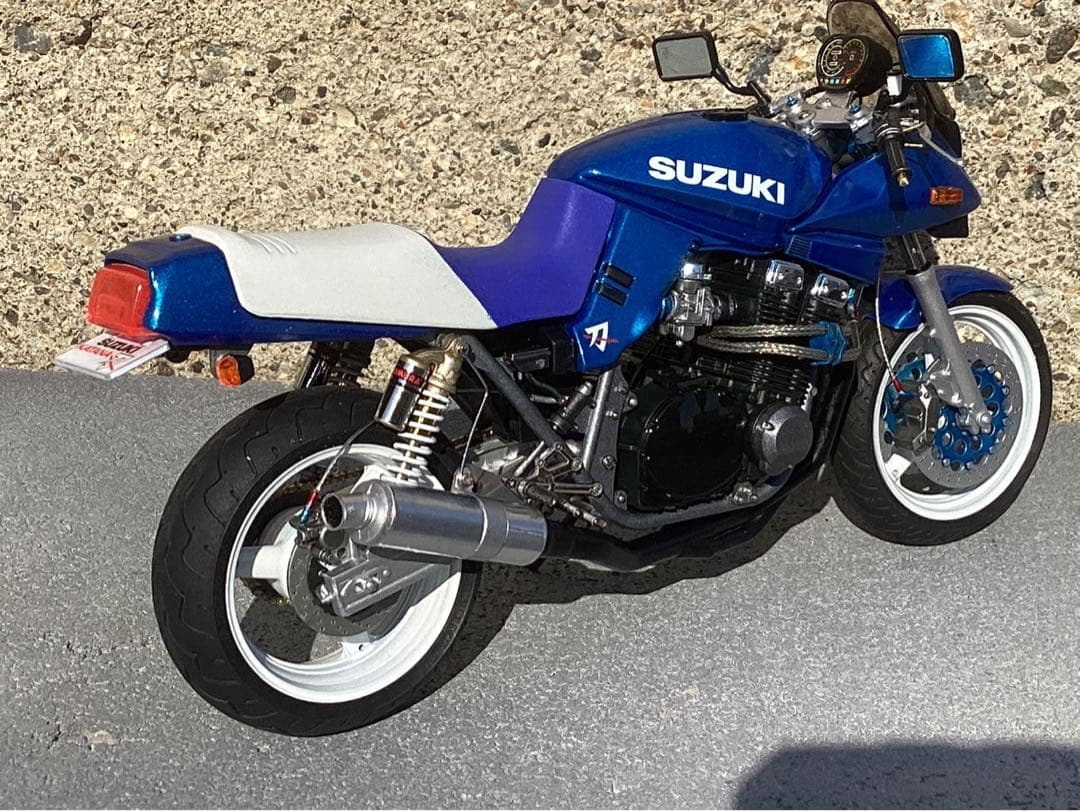 バイクプラモデル　族車　タミヤ1/12 スズキカタナ(ジャンク品)