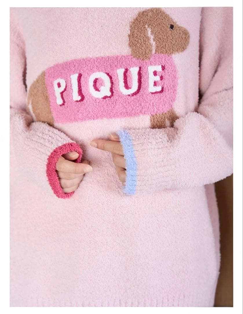 新品・未開封　ベビモコダックスフンドジャガードプルオーバー＆ロングパンツセット