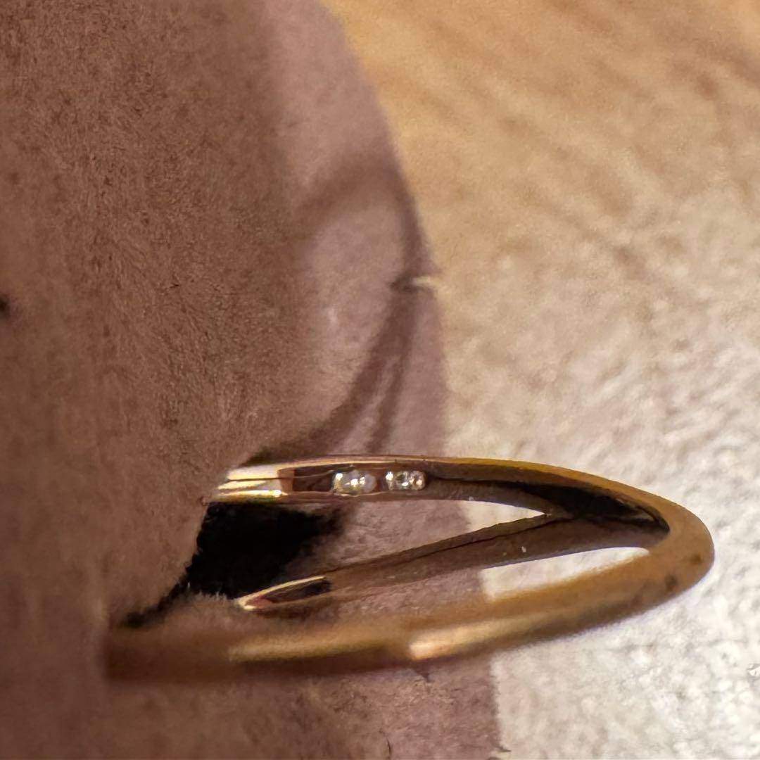 ete K10YG リング ブラウンダイヤ イエロー 11号