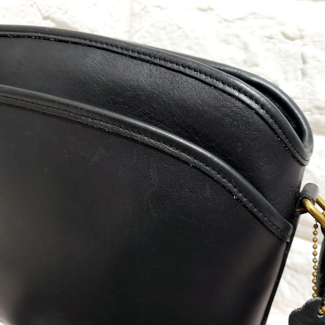 オールドコーチ COACH オールレザー ラウンドアーチショルダーバッグ 美品