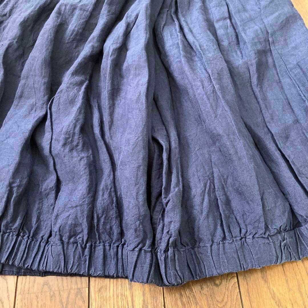 45r インドリネンシャンブレー ブルマパンツ