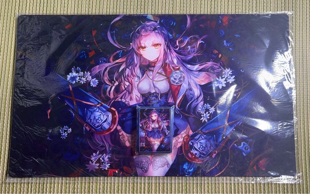 フレシア FGO メリュジーヌ　スリーブ　プレイマット セット　未開封未使用 FGO メリュジーヌ 水着 スリーブ プレイマット セット 【shir】 - メルカリ