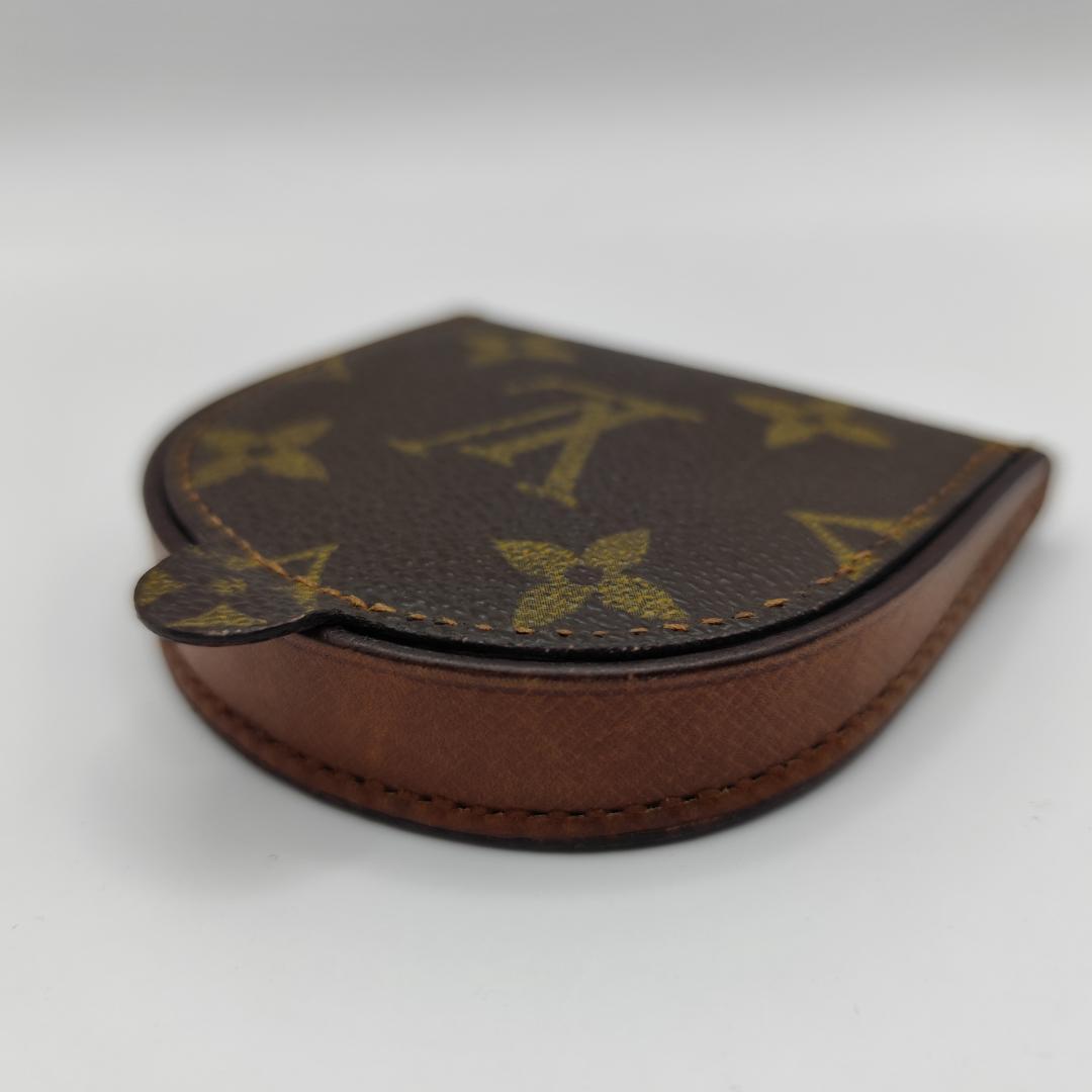 鑑定済美品 ルイヴィトンモノグラムポルトモネキュヴェットケースM61960