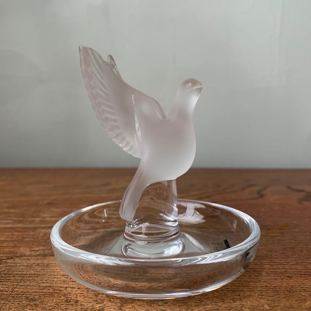 ルネ・ラリック 鳥のオブジェ ・リングトレー ルネ・ラリック LALIQUE