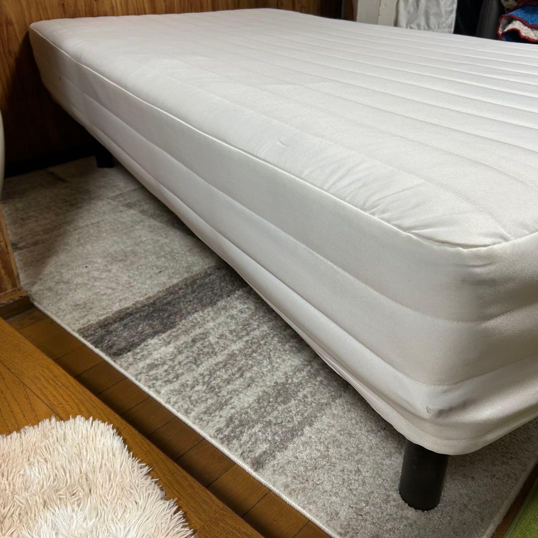 都内23区送料無料❗️ 無印良品　シングルベッド　脚付きマットレス✨