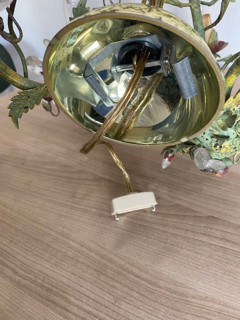 De Luce ド・ルーチェ シャンデリア 5灯 植物 アンティーク ライト・照明