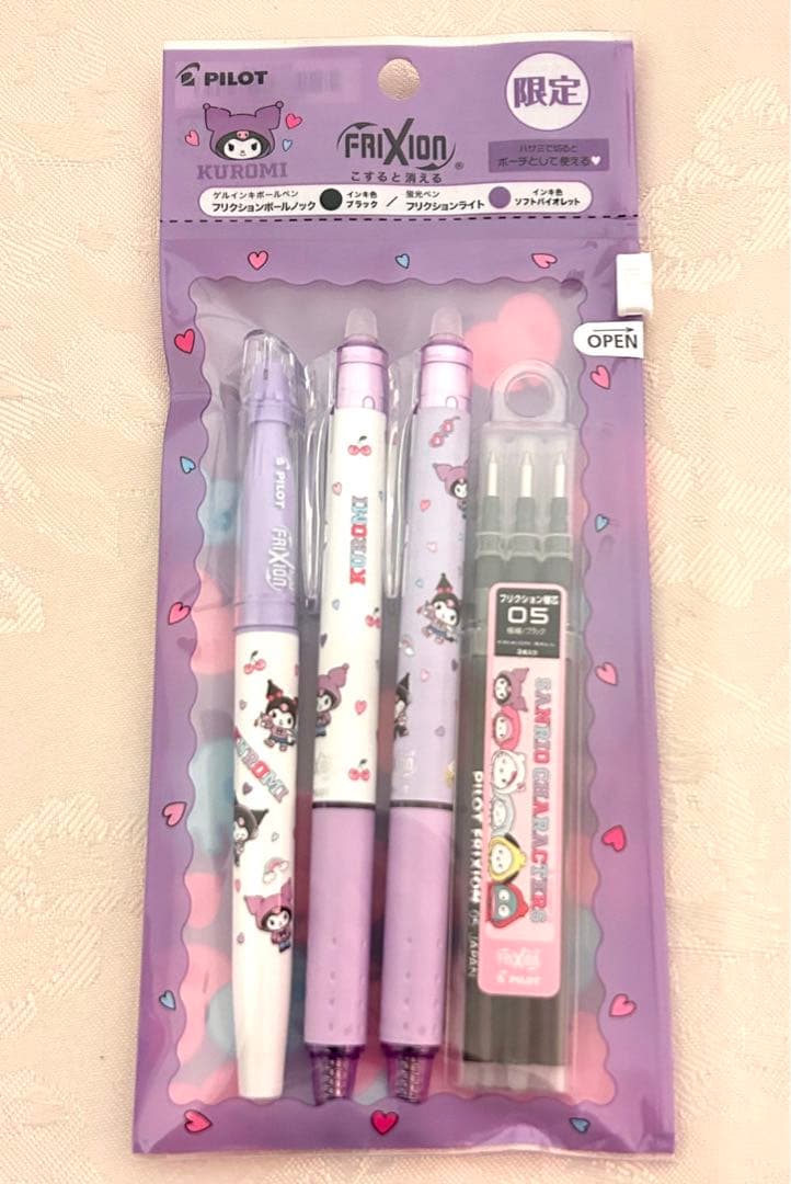 限定】pilot フリクション サンリオ 全6種類セット