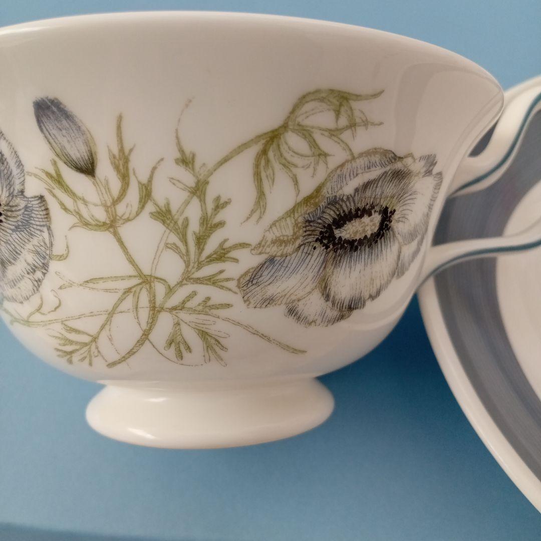 ウエッジウッド☆新品 廃盤☆グレンミスト カップ＆ソーサー➕プレート