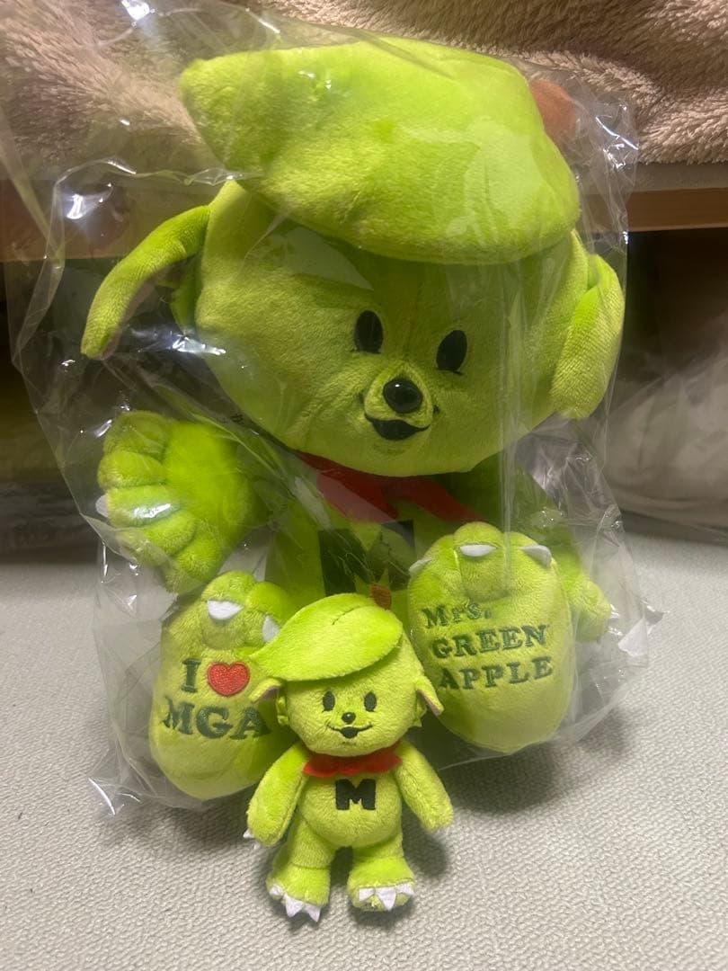 ミセスグリーンアップル メメル ぬいぐるみ＆キーホルダー 2点セット Mrs. GREEN APPLE 】メメル ぬいぐるみ&キーホルダー 2点 Mrs.GREEN