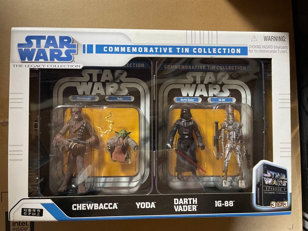 7種 スターウォーズ ベーシックフィギュア コレクション 缶ケース