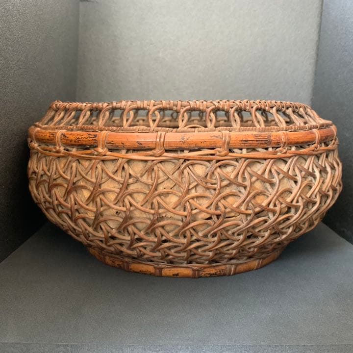 初代 山本(竹龍斎)(竹竜斉)造 輪組 炭斗 茶道具 - メルカリ