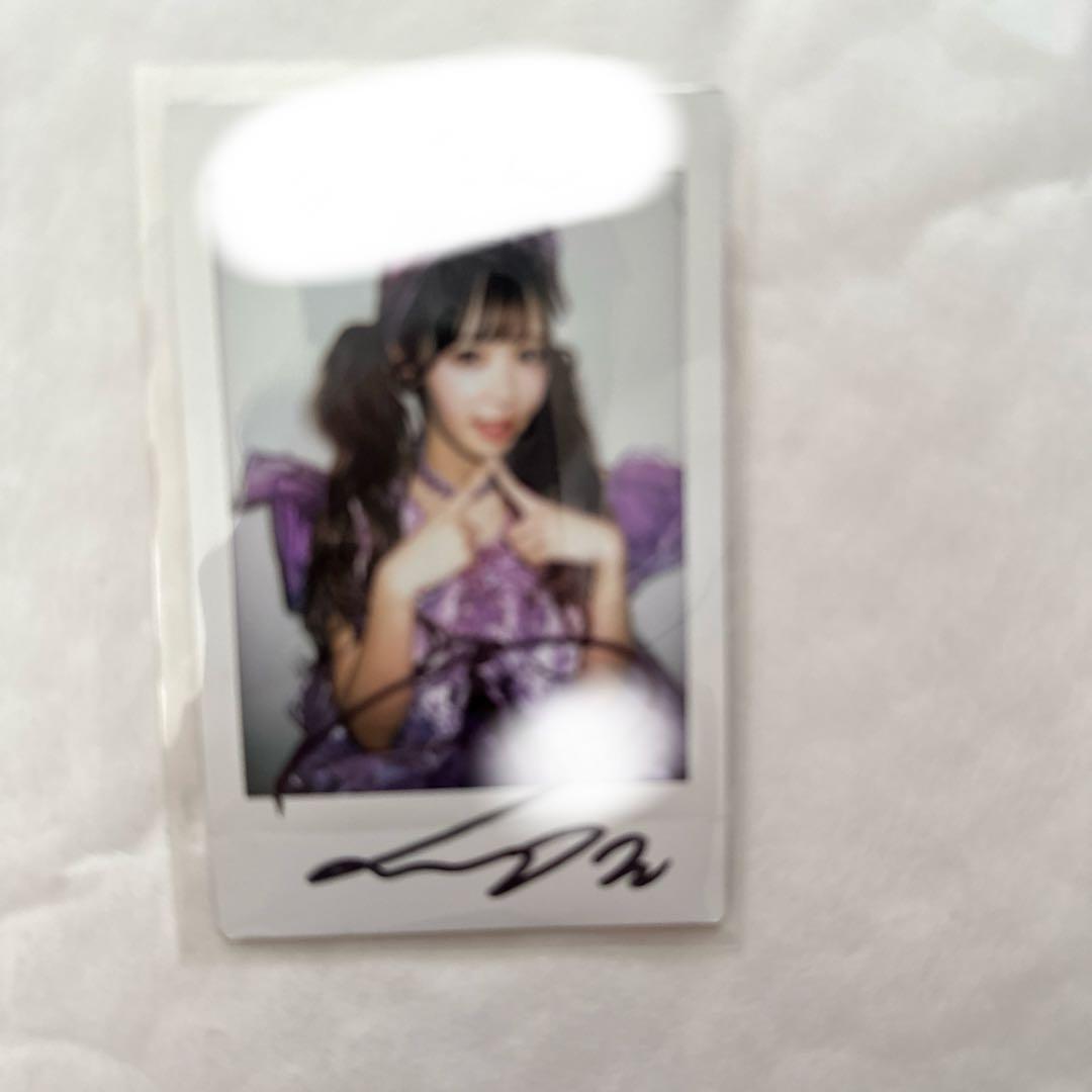 FRUITSZIPPE 仲川瑠夏 サイン入りチェキ FRUITS ZIPPER 仲川瑠夏サイン