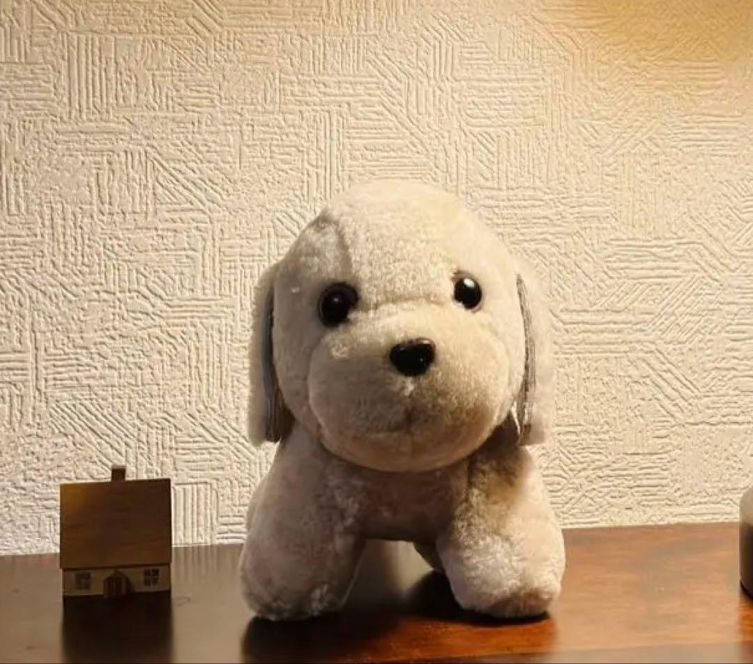 最終SALE】ムートン ヴィンテージ アンティーク 犬 ぬいぐるみ 蚤の市