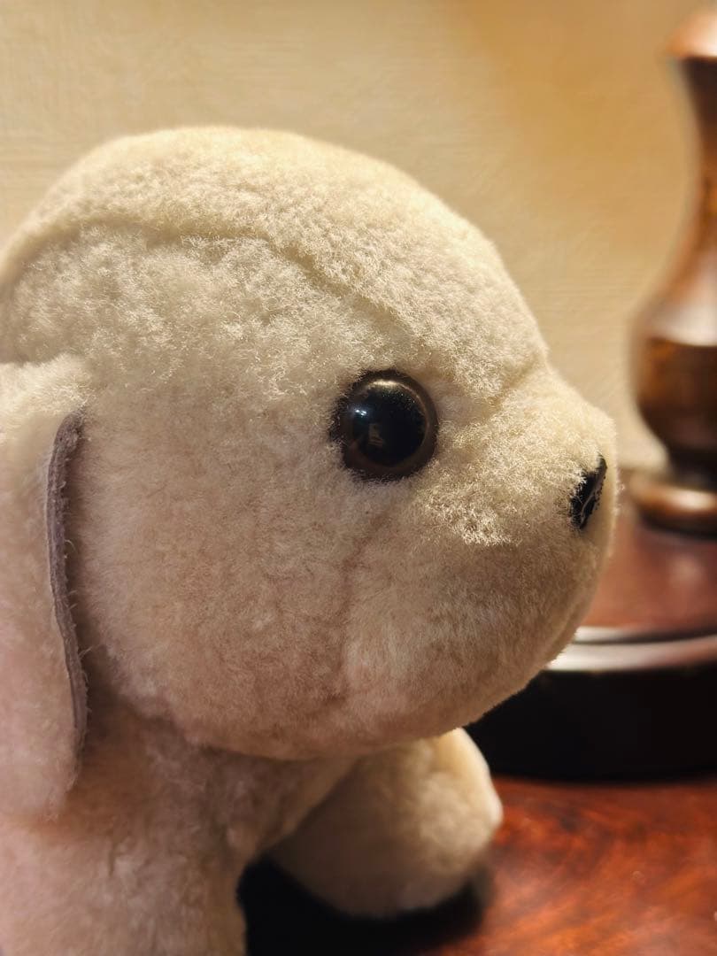 最終SALE】ムートン ヴィンテージ アンティーク 犬 ぬいぐるみ 蚤の市