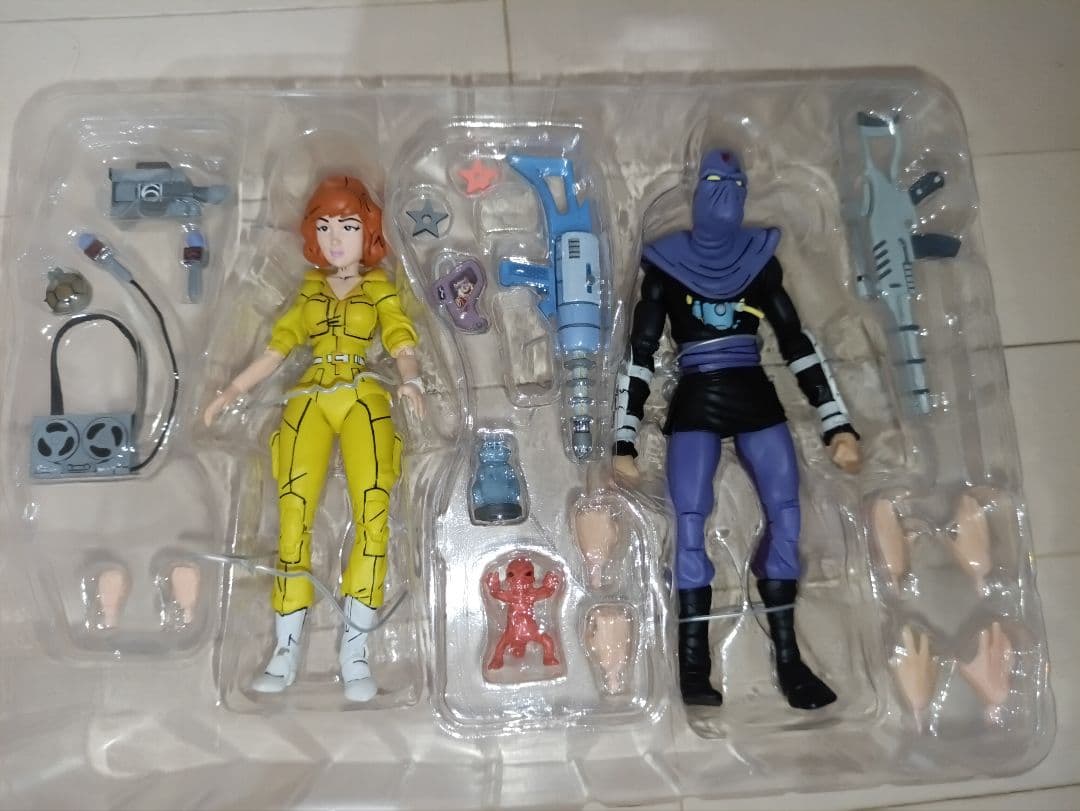 ネカ エイプリル フットソルジャー セット タートルズ TMNT フィギュア