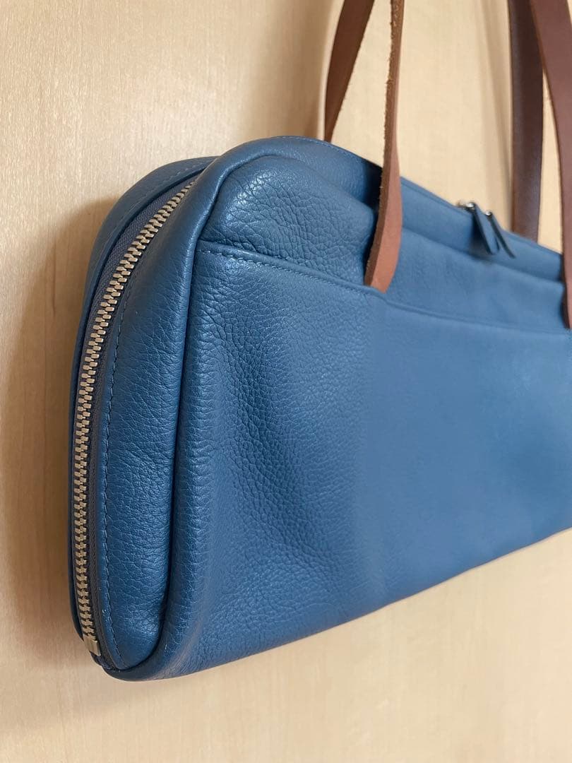 革製フルートケースカバー　ショルダーバッグ　フルートバッグ　エルメス革使用