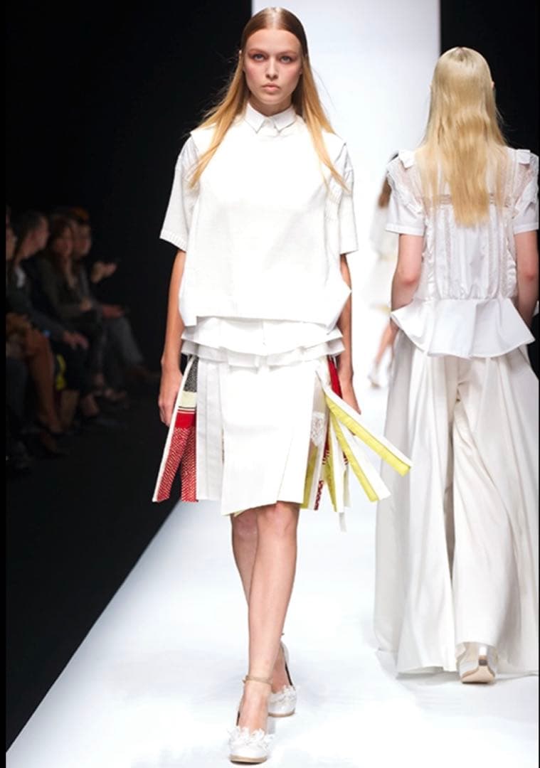 Sacai レース　スカート　ラップ　2013年　コレクション　サカイ　レア