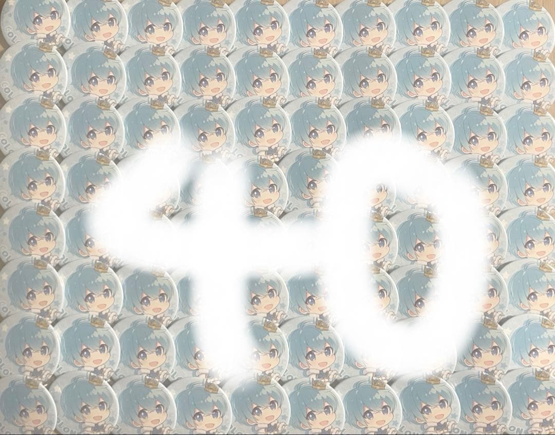 ころん 2022NewYearデフォ 缶バッジ 40個