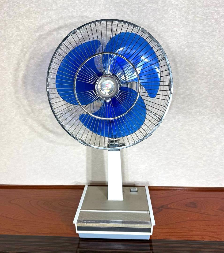 王冠マーク 扇風機 ナショナル 昭和レトロ National F-35MH