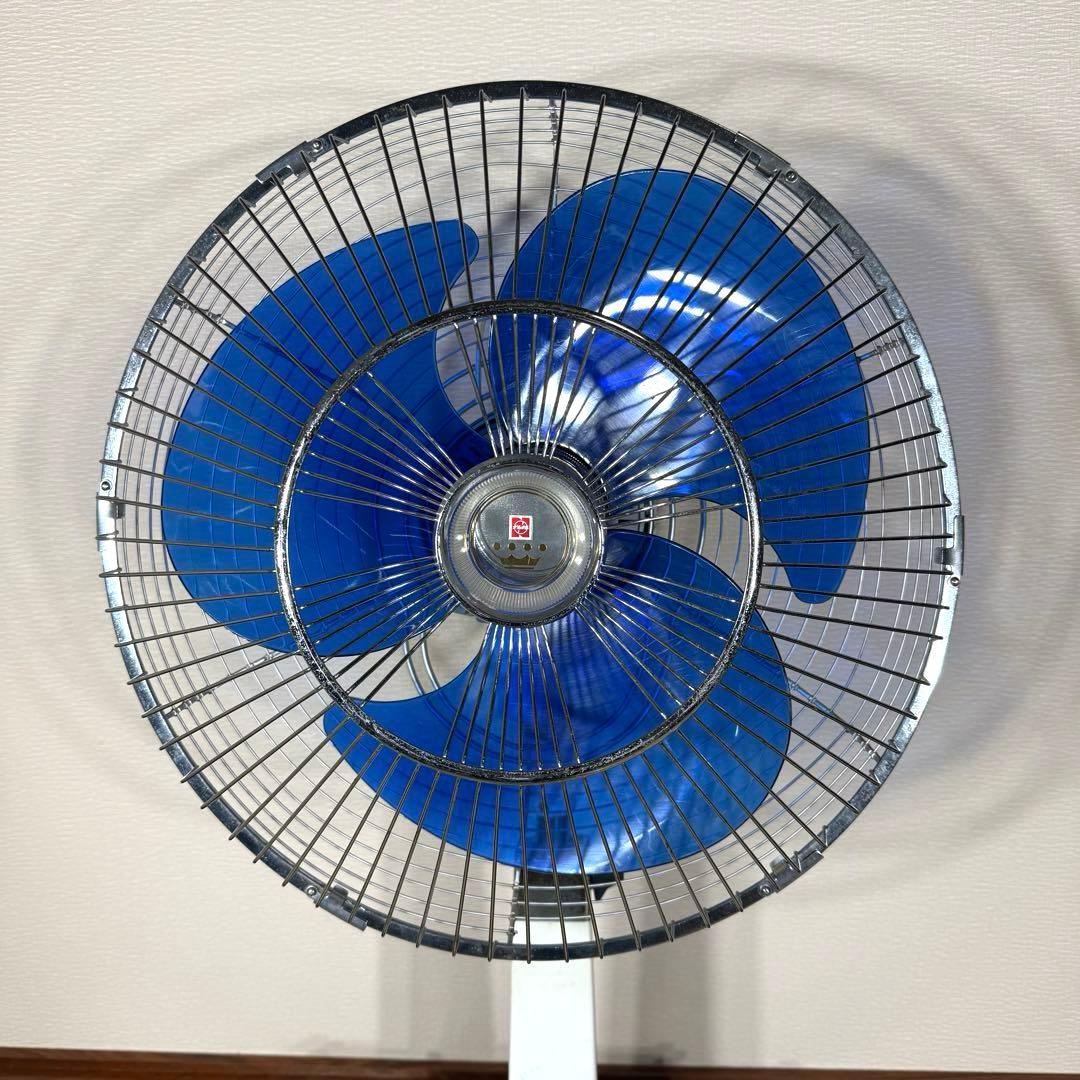 王冠マーク 扇風機 ナショナル 昭和レトロ National F-35MH