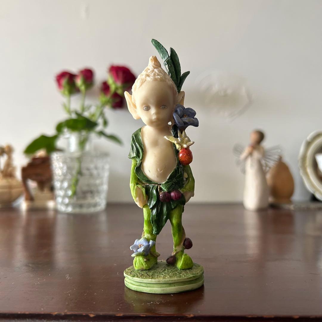 与勇輝 森の妖精 ニングル フィギュリン 人形 レジン 置物