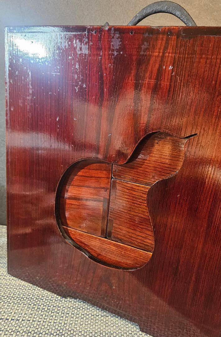 明治時代 木製 弁当箱 野点 野点弁当箱 鉄製手提げ 三段重ね 5箱仕立