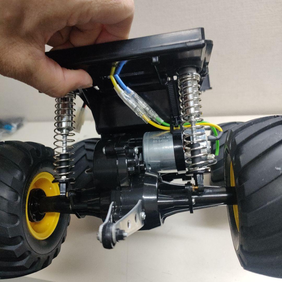 【走行少】タミヤ ミッドナイトパンプキン、プロポ、メカ付き