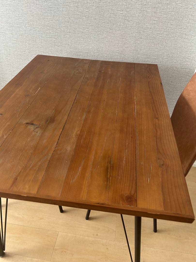 (最終値下げ)木製ダイニングテーブル ブラウン※あと5日