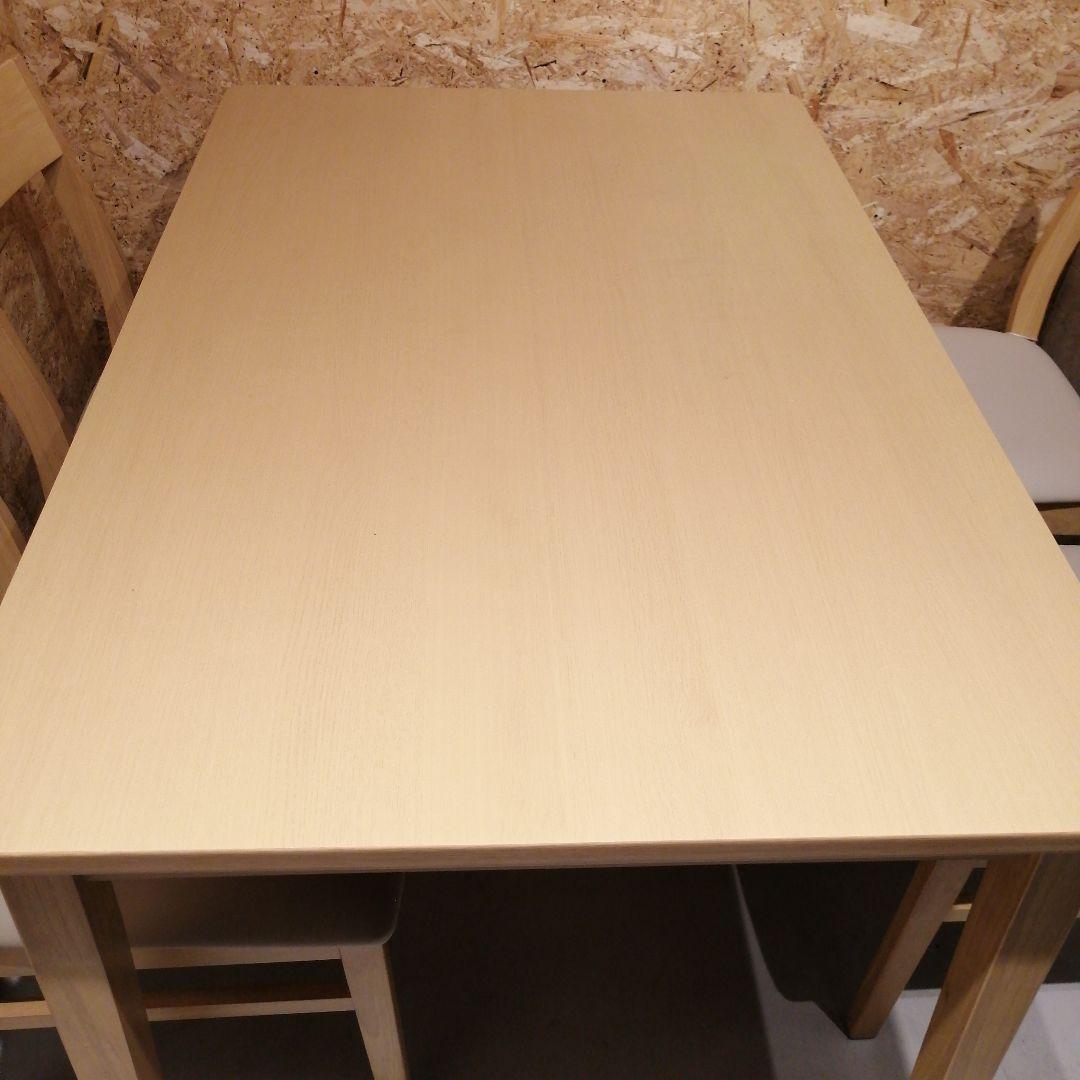 p*n様 ❤ナチュラル❤淡い木目調ダイニングテーブルセット　ブランド照明付き❤地