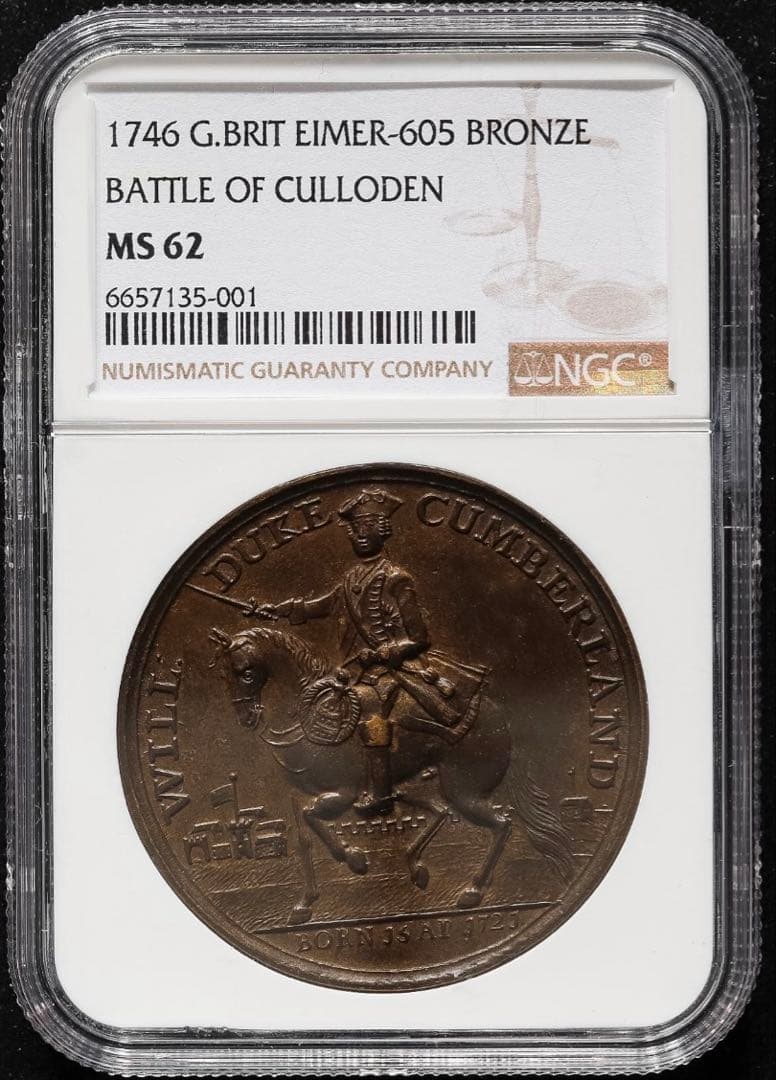 希少 1746年 カロデンの戦い メダル
