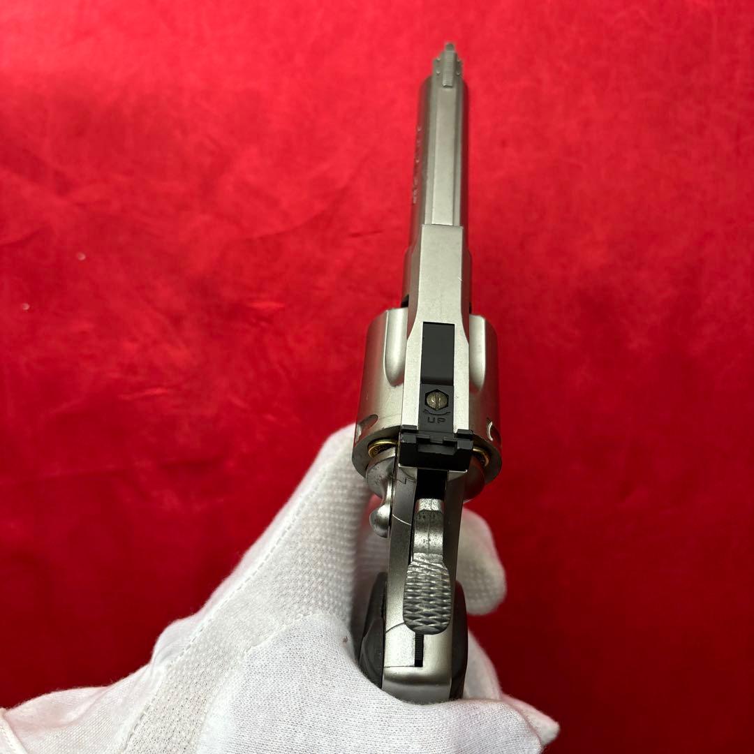 廃盤希少　東京マルイ　24連射ガスリボルバーコルトパイソン357マグナムシルバー