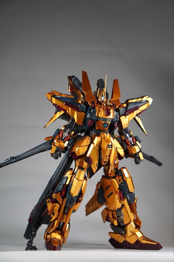 フルアーマー百式改　1/100 塗装完成品　LEDユニット付