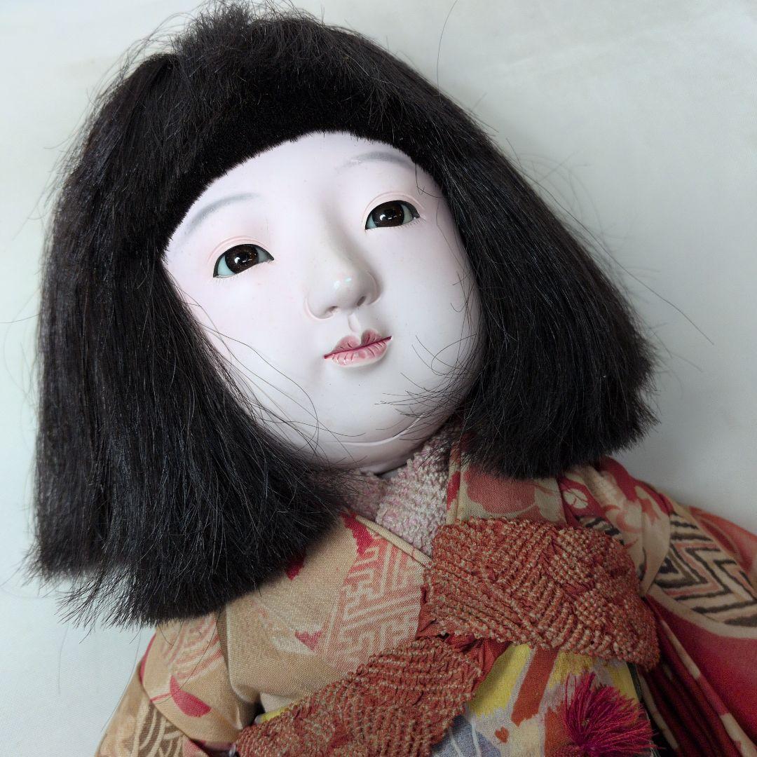 可愛いお顔 約51センチ 古い市松人形 いちまさん
