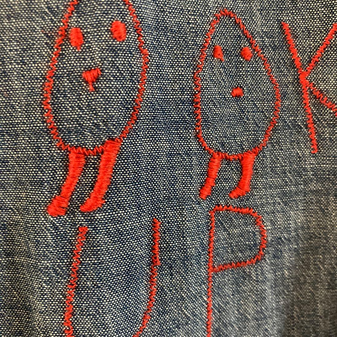 未使用デニムアンドダンガリー　シャンブレーデニムシャツブラウス　サイズ02160