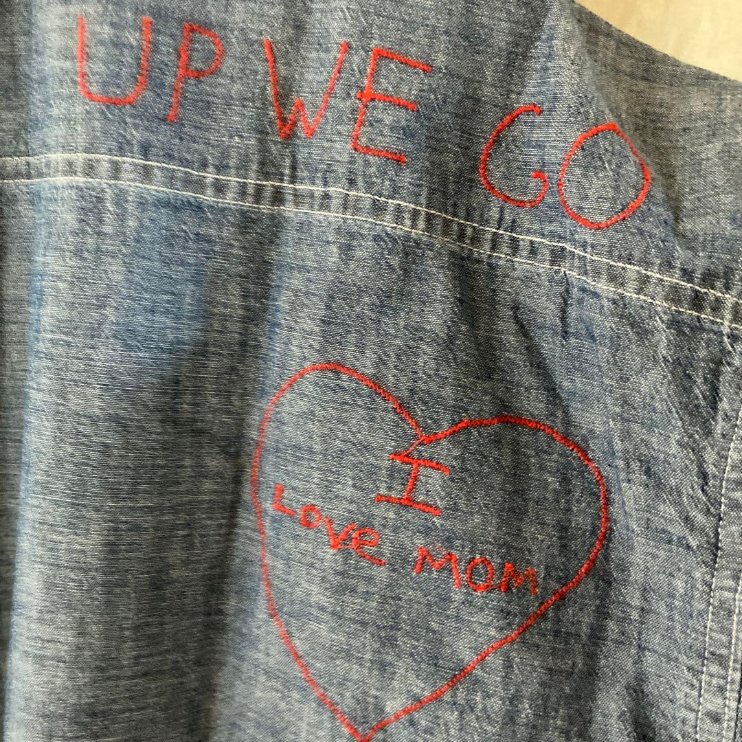 未使用デニムアンドダンガリー　シャンブレーデニムシャツブラウス　サイズ02160