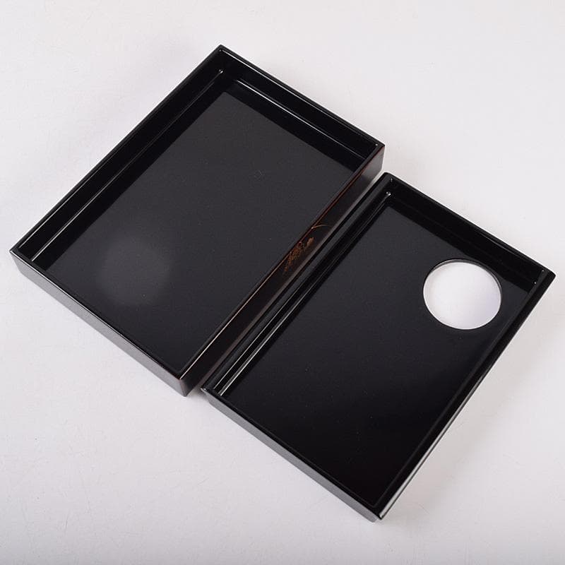 美子銘 扇蒔絵 茶箱 五良太甫呉祥瑞造 染付 振出など