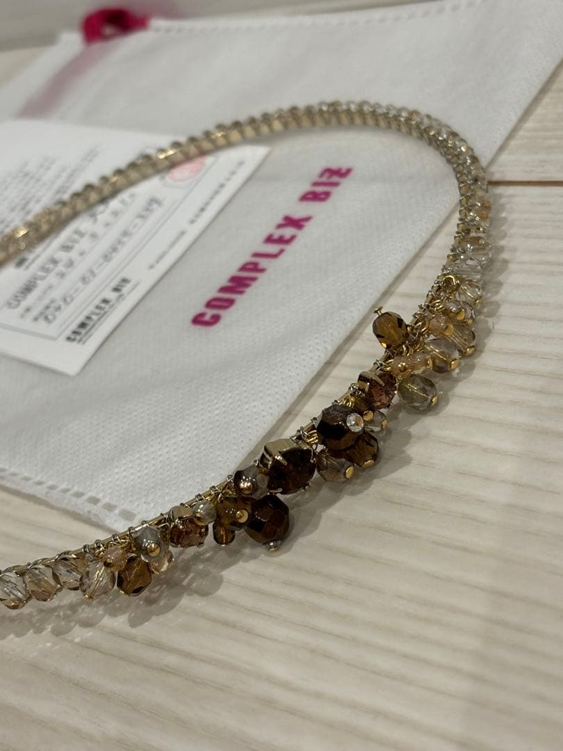 COMPLEX BIZ コンプレックスビズ 超美品 ビジューのカチューシャ