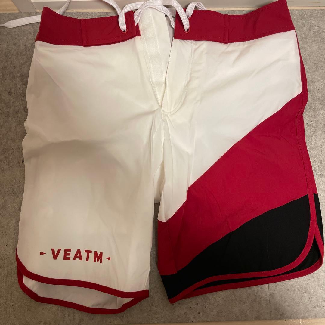 VEATM サーフパンツ赤Sサイズ