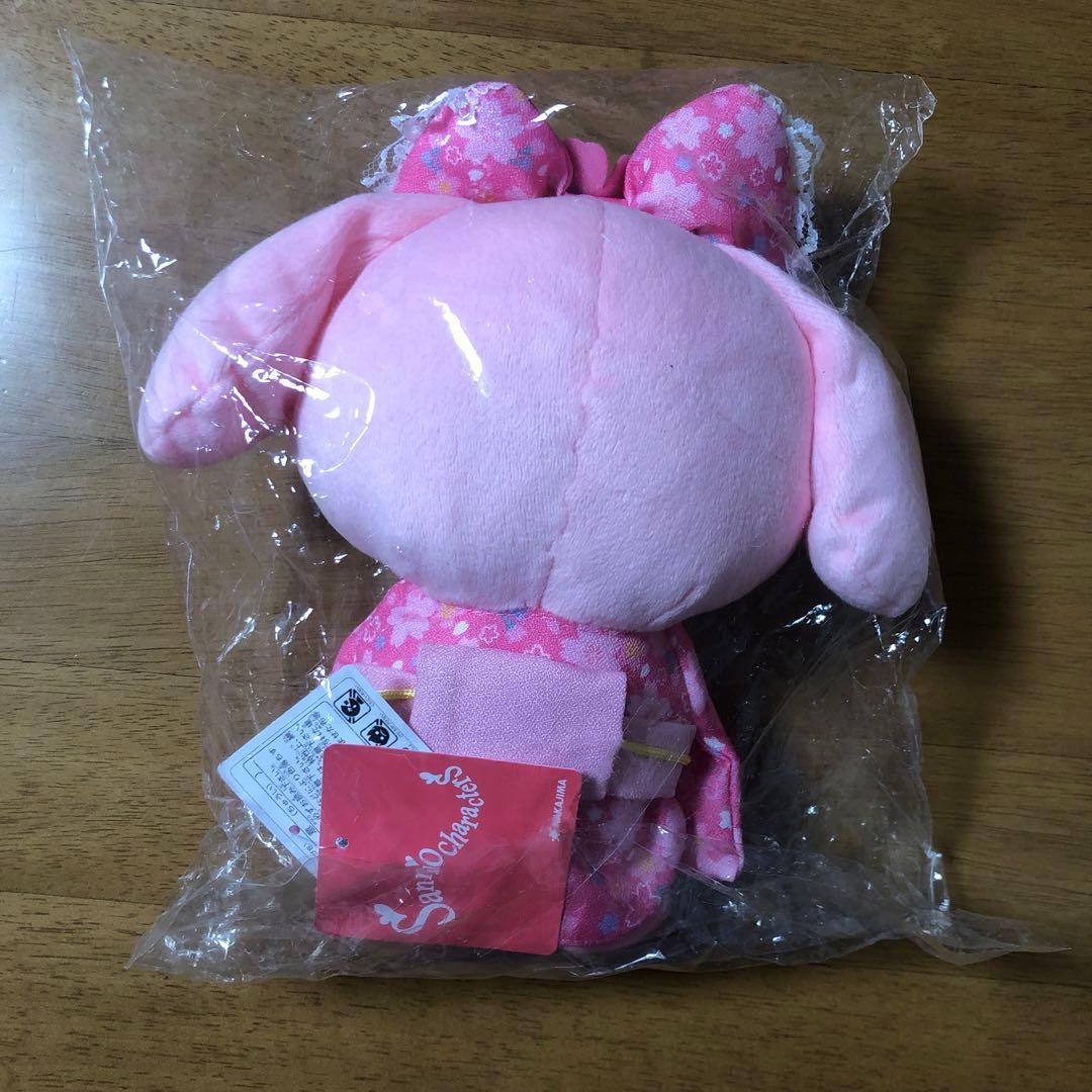 マイメロディ 桜着物 ぬいぐるみ ピンク - メルカリ