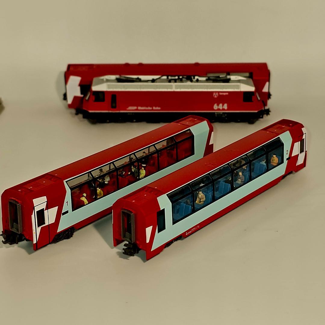 KATO 10-1145 アルプスの氷河特急 基本３両、パノラマバー　４輌組み