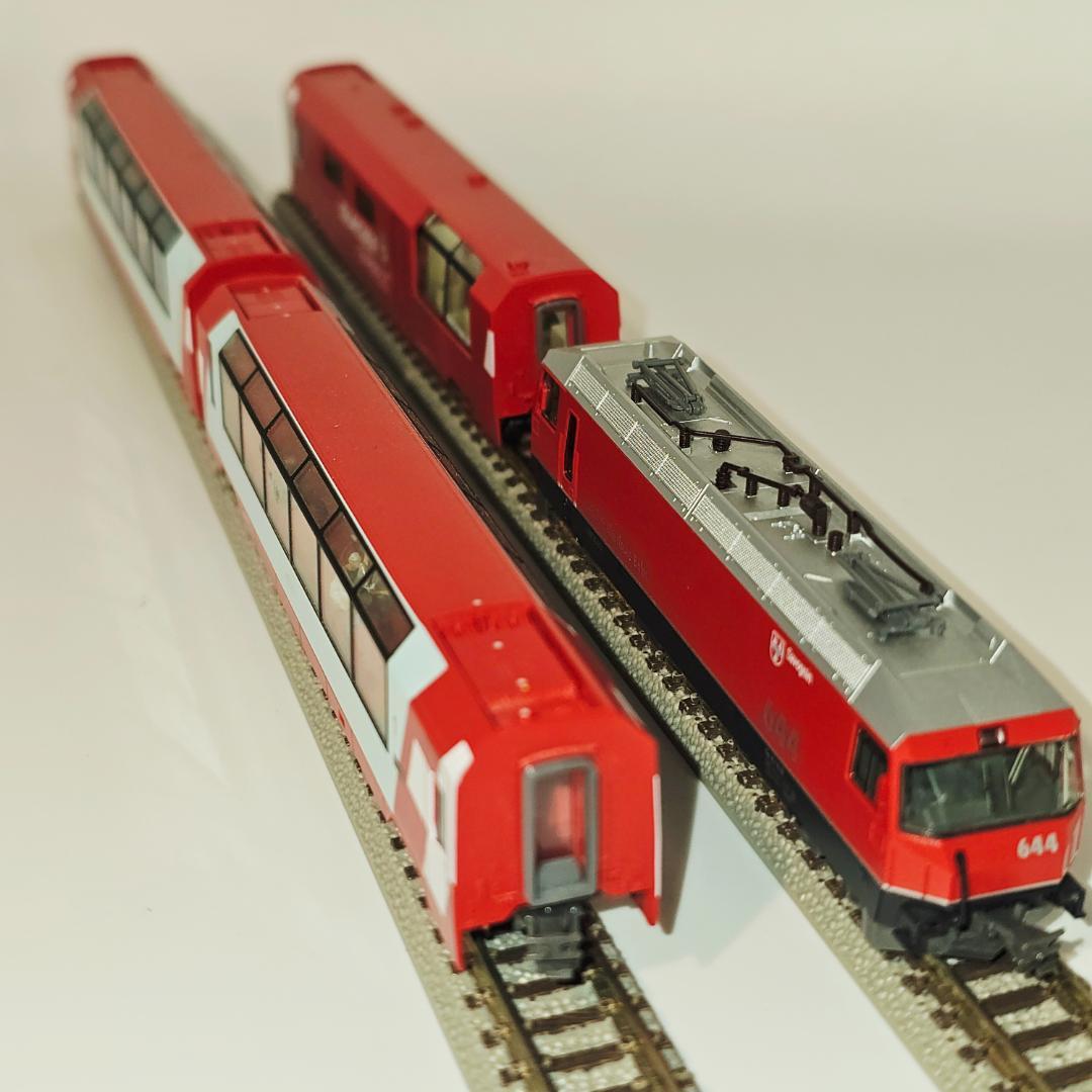 KATO 10-1145 アルプスの氷河特急 基本３両、パノラマバー　４輌組み