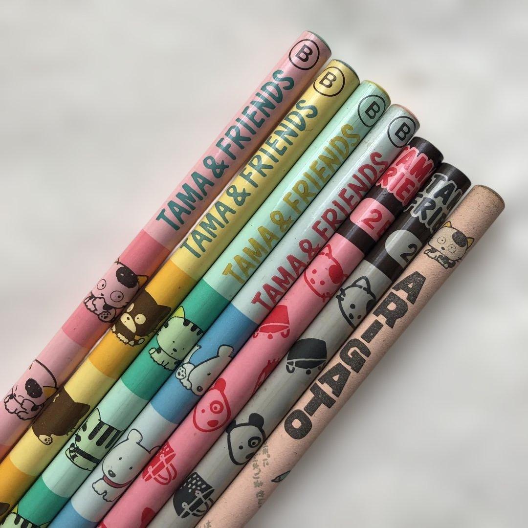 うちのタマ知りませんか？鉛筆7本 昭和レトロ - メルカリ