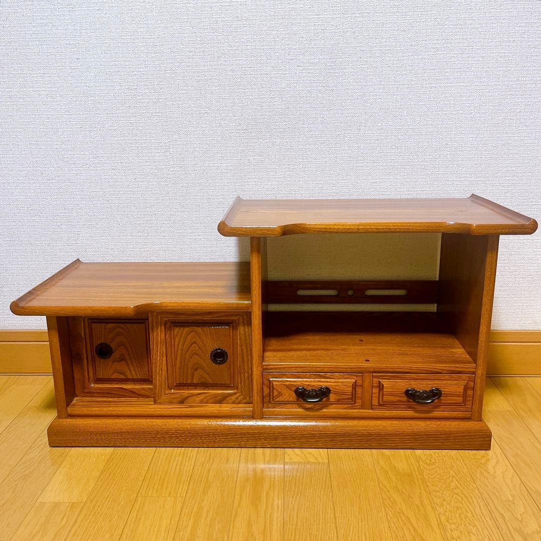 欅 けやき/置床 置き床/飾り棚/茶道具/飾り台/花台/床の間