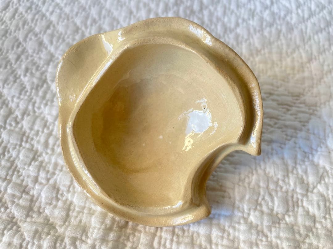 レア・希少】ボルドー窯 マーガレットレリーフ蓋付きピシェ フランス