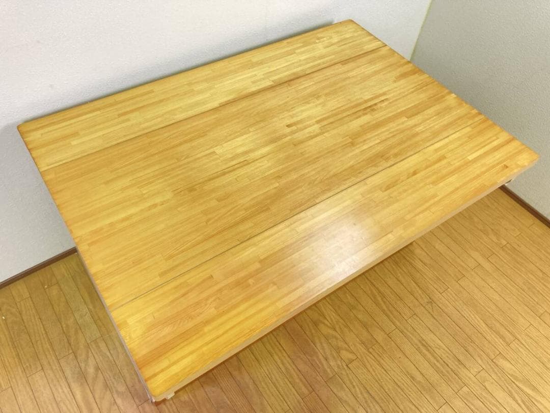 バタフライ式 収納テーブル ダイニングテーブル 作業台 レンジ台 サイドテーブル